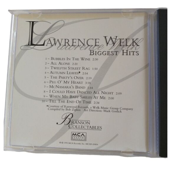 Lawrence Welk Biggest Hits Audio CD By Lawrence Welk Universal 1995 Works Great. - Picture 6 of 9